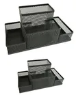 Black Mesh Pen Holder & Desk Organizer - 2