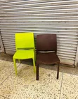 Portable Armless Plastic Chair (1pc) - 1