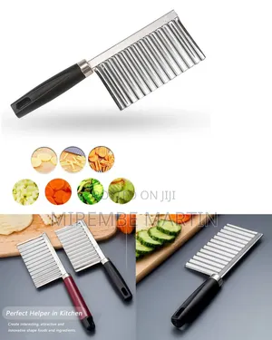 Crinkle Cutter Knife - Stainless Steel