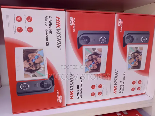 Hikvision 4-Wire HD Video Intercom Kit - 1
