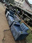 1:2:1 Gray Sofa Set - 4 Seaters - 2