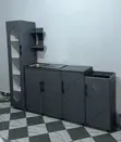 Movable Kitchen Sink Cabinet / Gas Table - 1