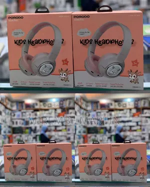 Porodo Soundtec Moose Wireless Kids Headphones - Gray