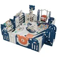 Activity Center with Swing, Slide, Ball Pit, Basketball Hoop - 2