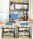 Over the Sink Dish Drying Rack with Top Cabinet - 2