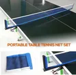 Portable Table Tennis Net and Post Set - 1