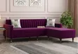 L Shaped Fabric Sofa Set - 1