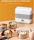 Portable Electric Lunch Box - Multi-functional Food Warmer - 2