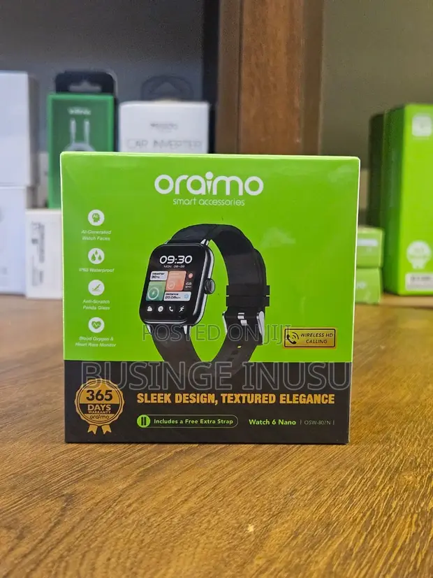 Oraimo Watch 6 Nano - Brand New with Extra Strap - 1