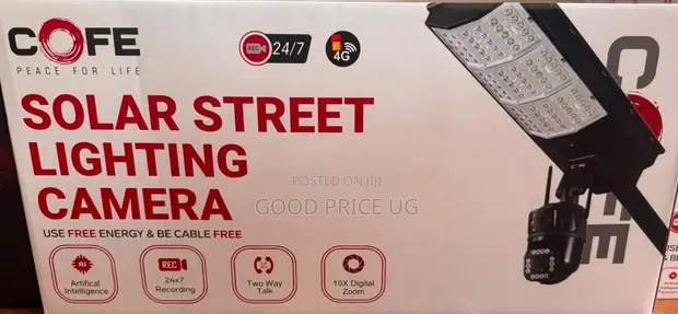 COFE 4G 2-in-1 Solar Street Light Camera - 1