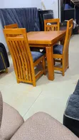 Brand New 4 Seater Dining Table with Stains Spray - 1