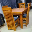 Brand New 4 Seater Dining Table with Stains Spray - 2