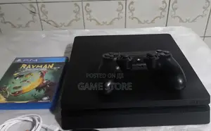 Chipped PS4 Slim Console with 12 Games & 2 Controllers