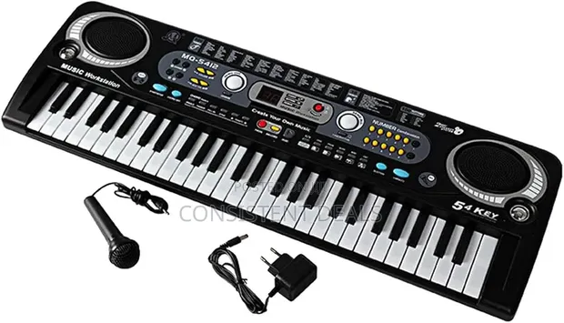 Discovery Toys Black Electronic Kids Keyboard Piano - 1