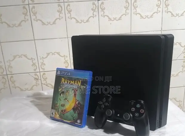 Chipped PS4 Slim Console with 12 Games & 2 Controllers - 1