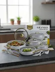 Osfe 1758 Granite Casserole Set - 2