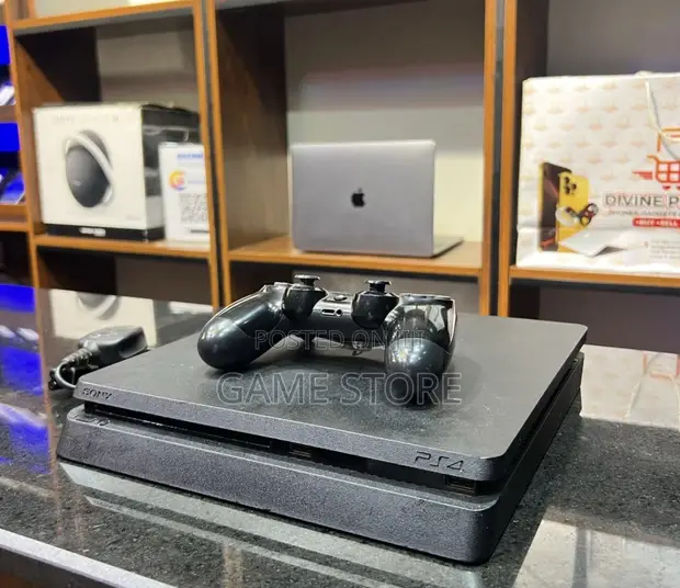Chipped PS4 Slim Console with 12 Games & 2 Controllers - 1
