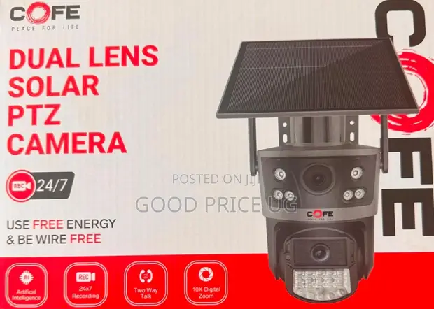 COFE Dual Lens Solar PTZ Camera - 1