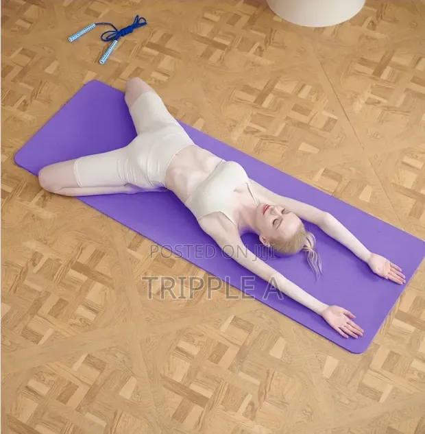 Thick Non-Slip Yoga Mat for Home or Gym - 1