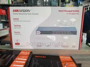 Hikvision 24-Port Gigabit Smart Managed PoE Switch DS-3E1526P-EI/M