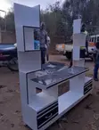 Wood-Mode TV Stand with Side Units - 1