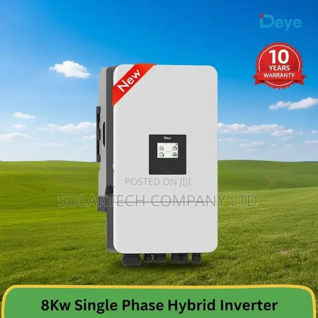 Brand New Deye 8kW Hybrid Solar Inverter Single Phase - 1