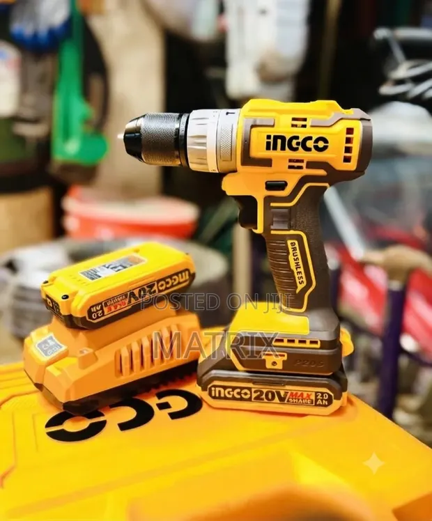 Ingco Cordless Rechargeable Drill 20V - 1