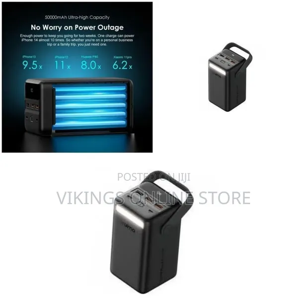 Oriamo PowerBox 50000 22.5W Power Bank - Black - 1