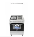 Sachi 2 Gas + 2 Electric Plate Cooker with Oven (60x60cm) - 1