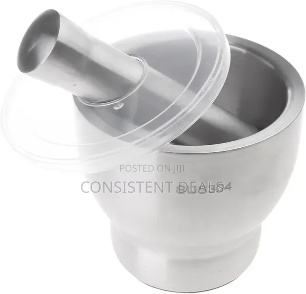 304 Stainless Steel Mortar and Pestle Set - 1