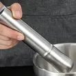 Accurate Stainless Steel Mortar and Pestle Set - 4