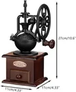 Vintage-Style Manual Coffee Grinder - 1