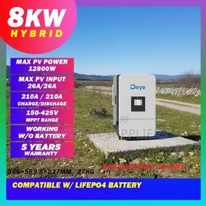 Deye 8kW 48V Hybrid Solar Inverter with Dual MPPT