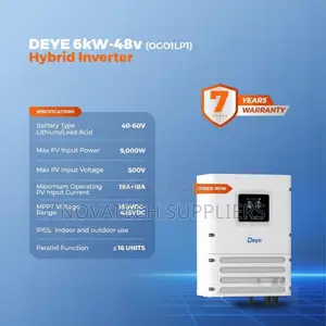Brand New Deye 6kW Hybrid Solar Inverter Single Phase
