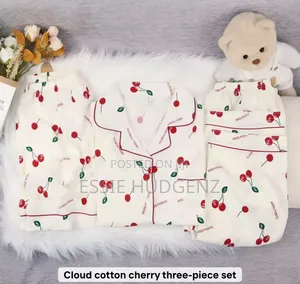 3 Piece Soft Cotton Pyjamas (M-L)