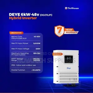 Deye 6kW Hybrid Solar Inverter 48V | 6kVA