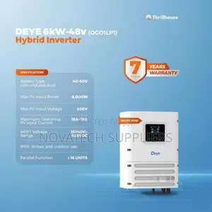 Deye 6kW Hybrid Inverter SUN-6K-SG04LP1-EU Dual MPPT 140A