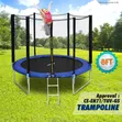 Dune 6ft Kids Trampoline with Blue Safety Pad - 2
