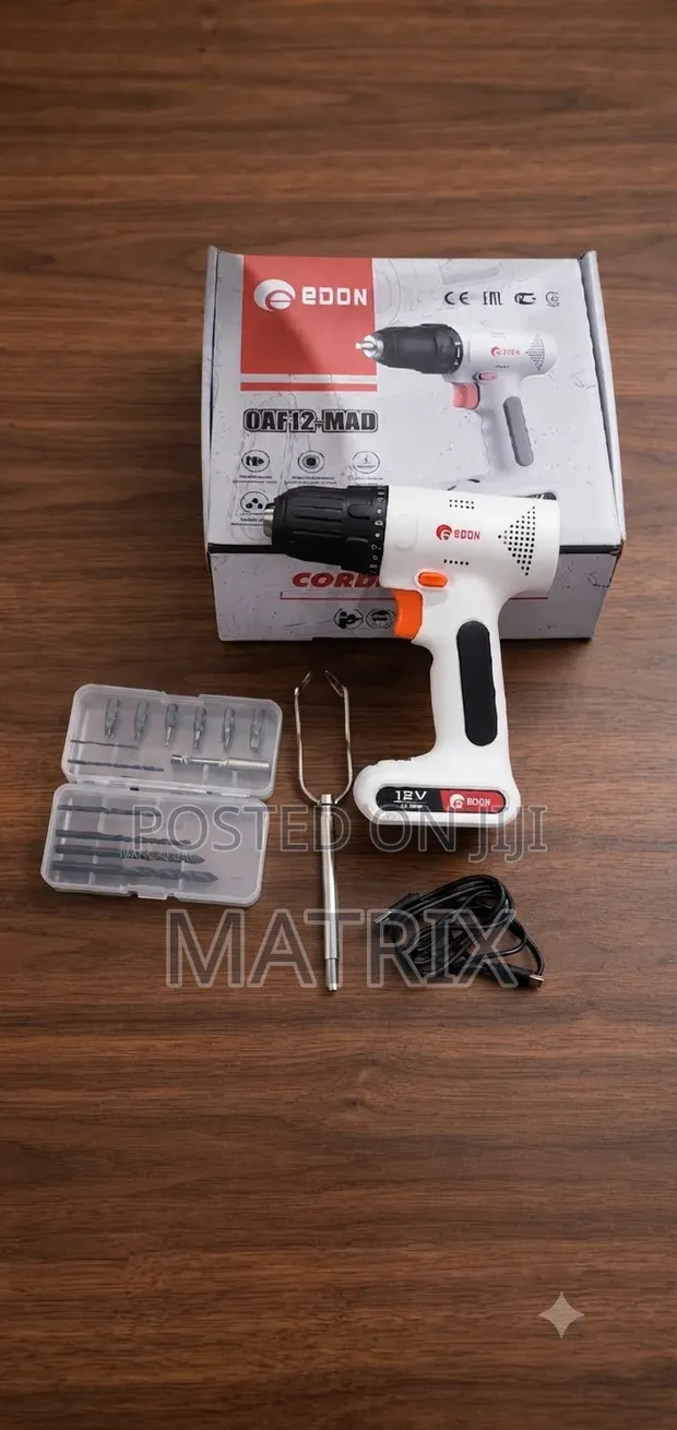 EDON 12V Cordless Rechargeable Drill - 1