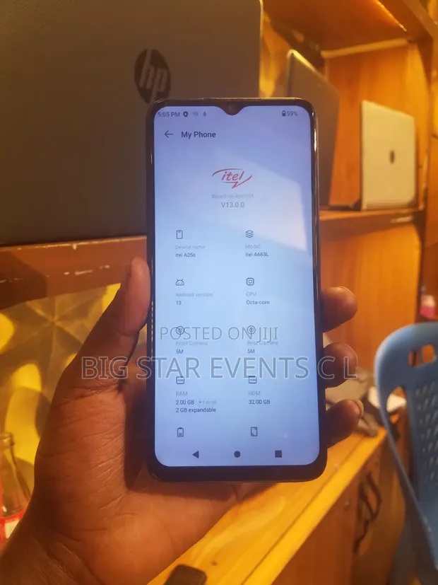 Itel A05s 32GB Black - 1