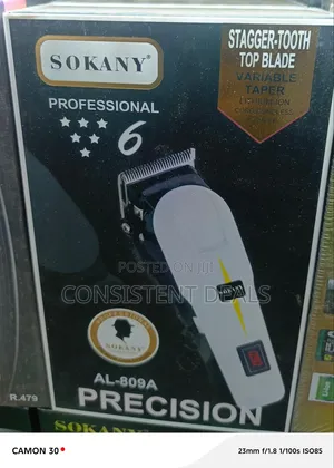 Sokany Professional Precision Hair Clipper AL-809A