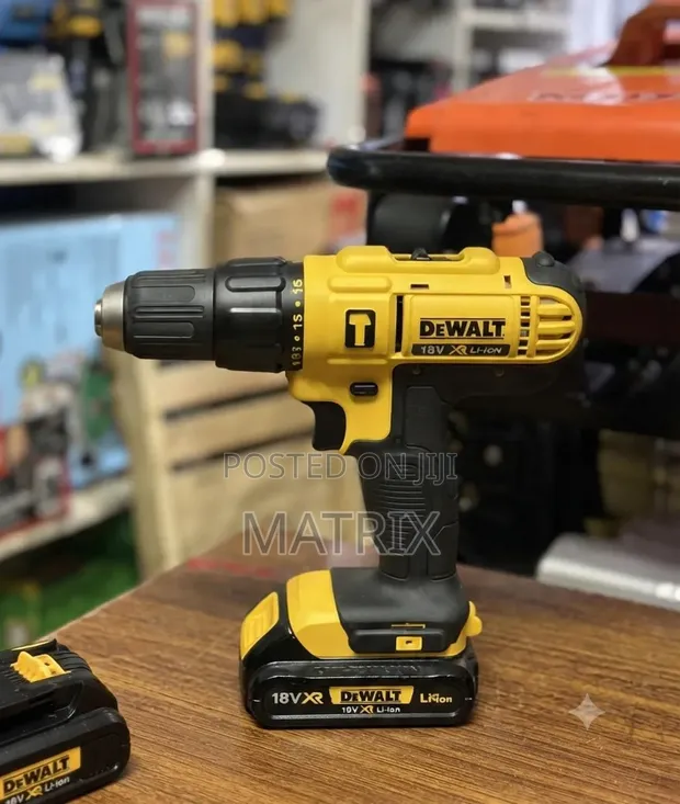 Dewalt 18V Cordless Drill with 2 Batteries - 1