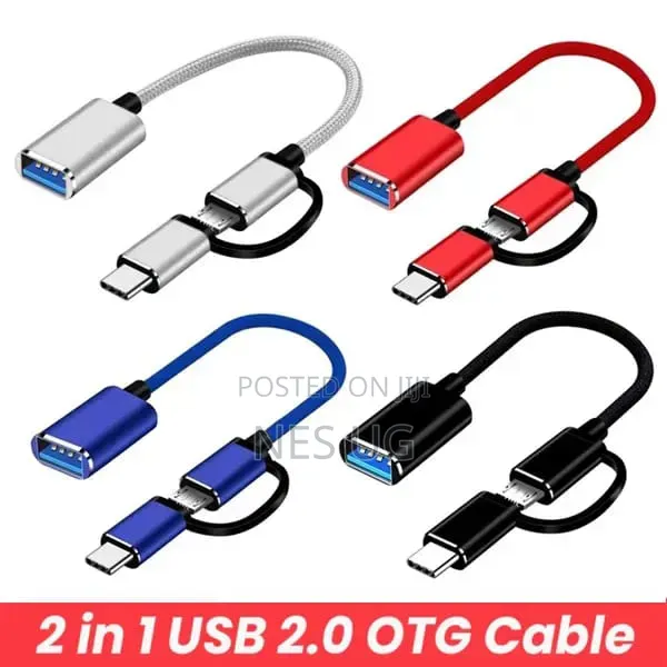 USB to Micro + Type-C OTG Adapter - 1