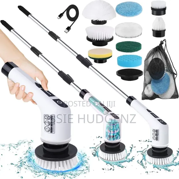 9-in-1 Telescopic Electric Cleaning Brush - 1