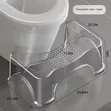 Transparent Toilet Foot Stool - 1