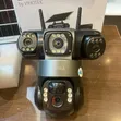 V380 Triple Lens WiFi Solar Security Camera - 2