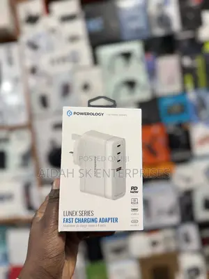 Powerology Lunex Series PD 140W Fast Charging Adapter