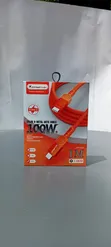 Nylon Metal Data Cable - 100W Quick Charger - 2