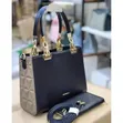 Chrisbella Sophisticated Quilted Side Tote with Matching Wallet Set - 1