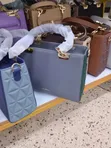 Chrisbella Sophisticated Quilted Side Tote with Matching Wallet Set - 2